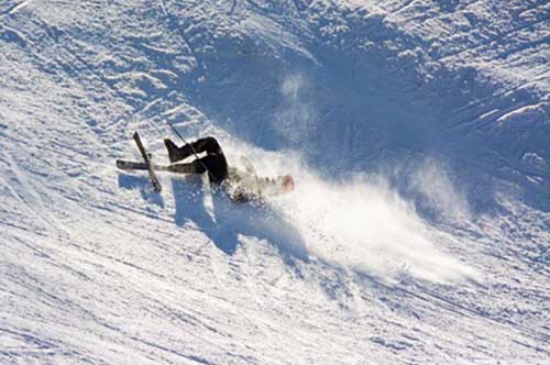 Accident de sport et de ski